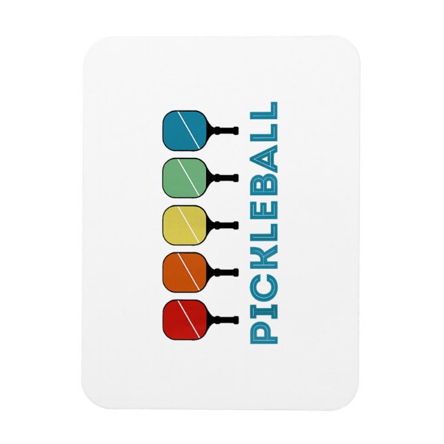 Ímã Vintage Retro Pickleball Funny (Vertical)