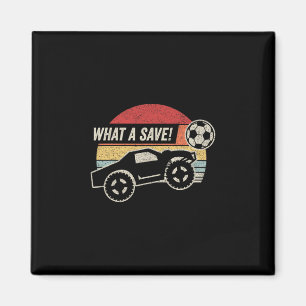 Imã Vintage Retro Que Salvação! Foguete Rc Carro Futeb