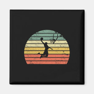 Imã Vintage Retro Sketll Dunk Sunset Colorida
