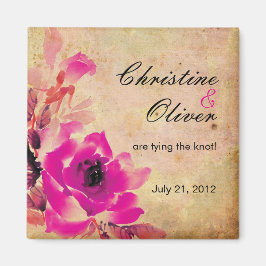 Imã Vintage Rosa Casado Salve O Íman De Data