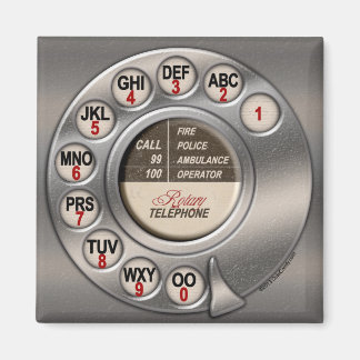 Imã Vintage Rotary Phone