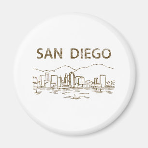 Imã Vintage San Diego