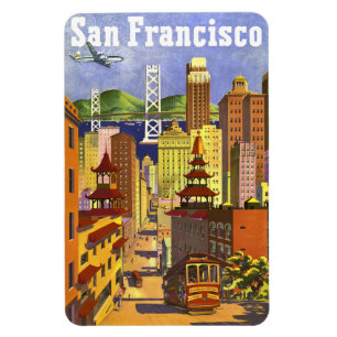 Ímã Vintage San Francisco