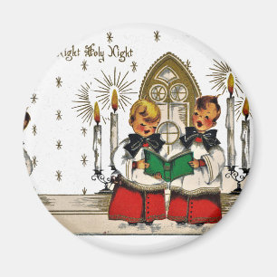 Imã vintage-santa-christmas-post-cards-0029