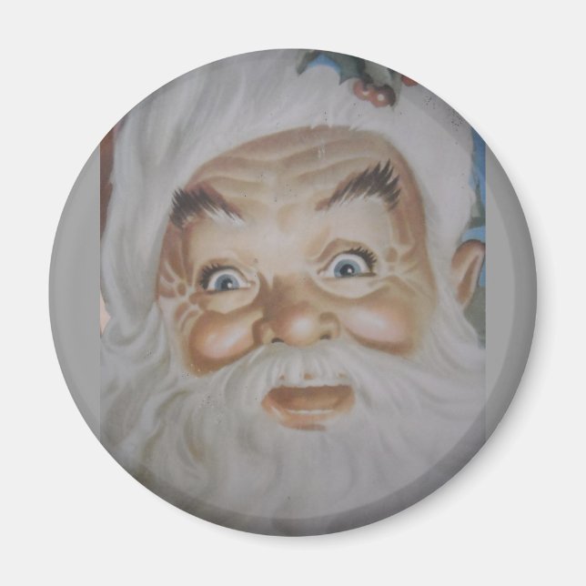 Imã Vintage Santa Claus (Frente)