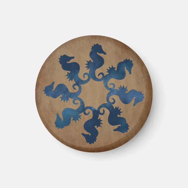 Imã Vintage Seacavalo Star (Frente)