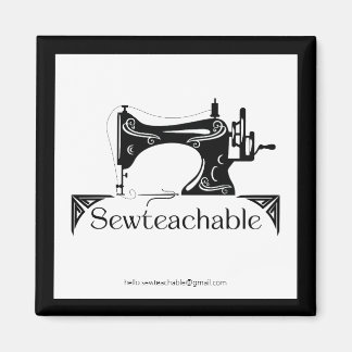 Imã Vintage Sewing Machine, Sewdidable