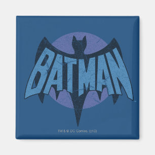 Imã Vintage - Símbolo de Bat Distresso