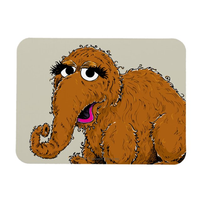 Ímã Vintage Snuffleupagus (Horizontal)