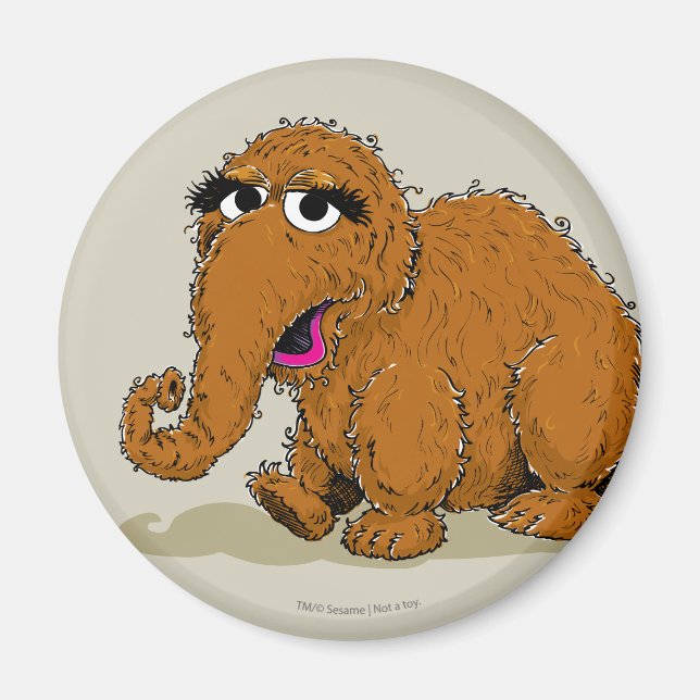 Imã Vintage Snuffleupagus (Frente)