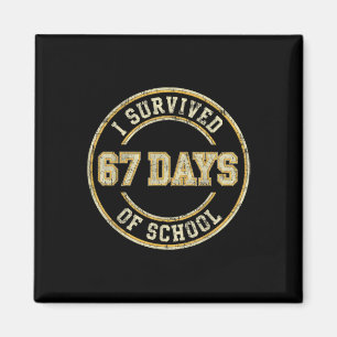Imã Vintage Sobrevivi 67 Dias De Professores Da Escola