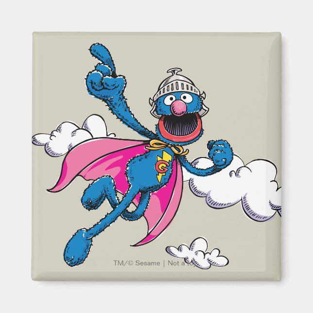 Imã Vintage Super Grover (Frente)