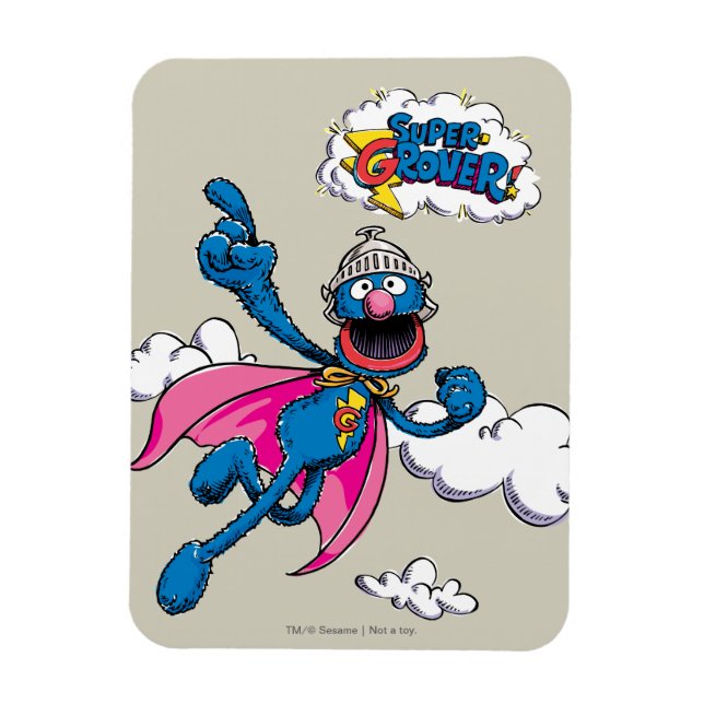 Ímã Vintage Super Grover (Vertical)