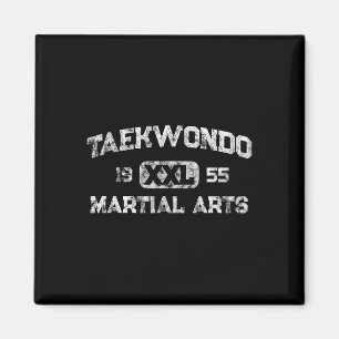 Imã Vintage Tkd Taekwondo Estudante Martial Karate Mar