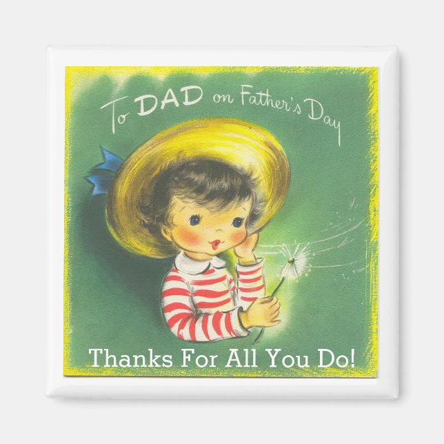 Imã Vintage to Pai (Frente)