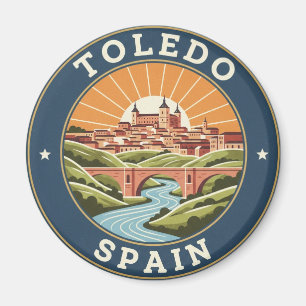 Imã Vintage Toledo Espanha Alcazar