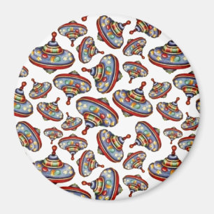 Imã Vintage Toy Tops