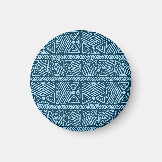 Imã Vintage tribal, padrão perfeito. (Frente)
