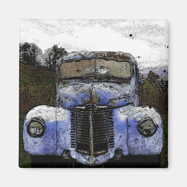 Imã Vintage Truck (Frente)