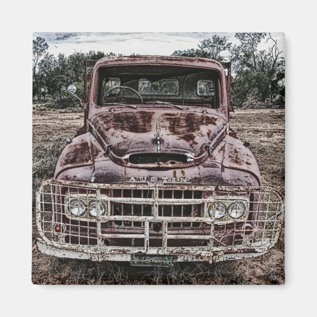 Imã Vintage Truck Austin (Frente)