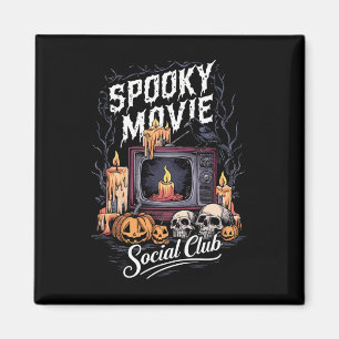 Imã Vintage Tv Halloween Horr