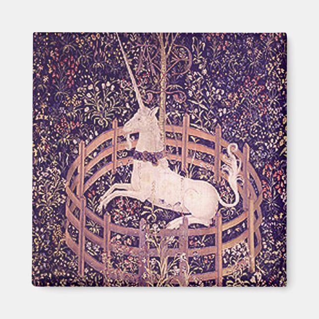Imã Vintage Unicorn Em Captividade (Frente)