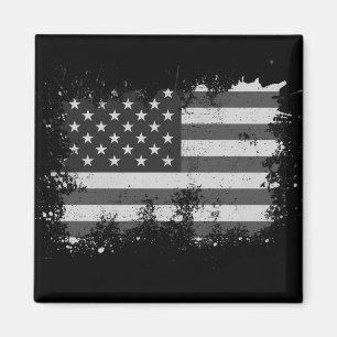 Imã Vintage USA Flag Afastou 4 De Julho Patriótico