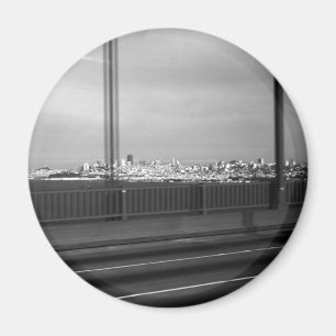 Imã Vintage USA San Francisco Ouro Gate Bridge