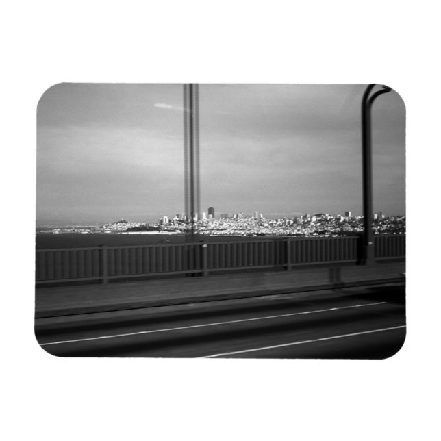 Ímã Vintage USA San Francisco Ouro Gate Bridge (Horizontal)