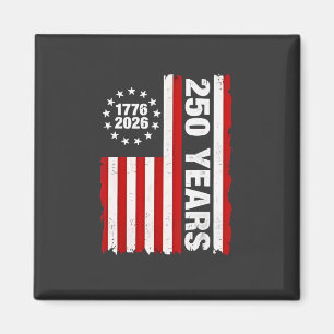 Imã Vintage USA Semiquincentenal 250º Aniversário