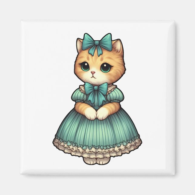 Imã Vintage Vesti Kitten (Frente)