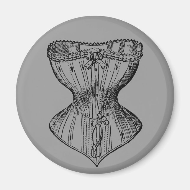 Imã Vintage Victorian Corset (Frente)