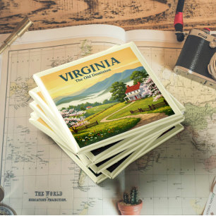 Imã Vintage Virginia