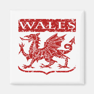 Imã Vintage Wales
