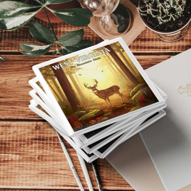 Imã Vintage West Virginia (Criador carregado)