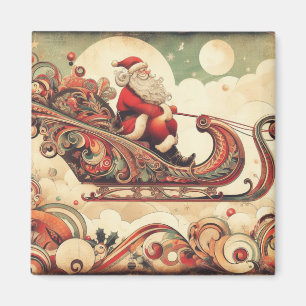 Imã vintage/whimsical/papais noeis/Natal