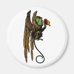 Imã Vintage Wizard of Oz, Mau do Chapéu Macaco Voador