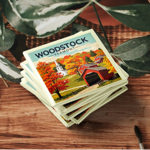 Imã Vintage Woodstock Vermont