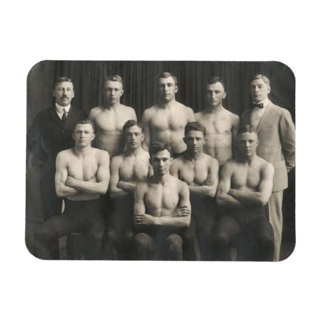 Ímã Vintage Wrestlers (Horizontal)