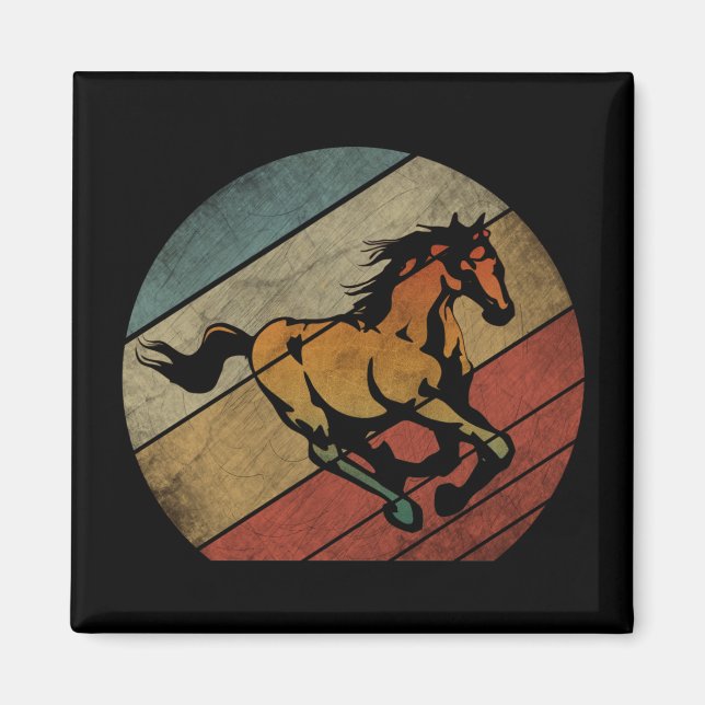 IMÃ VINTAGEM DE CAVALO (Frente)