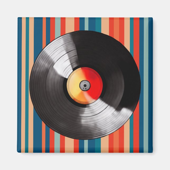 Imã Vinyl Record Magnet (Frente)
