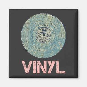 Imã Vinyl Record Retro Disco Vintage Music Design