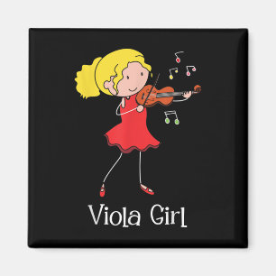 Imã Viola Girl - Violista Symphony Banda Jazz Music Lo