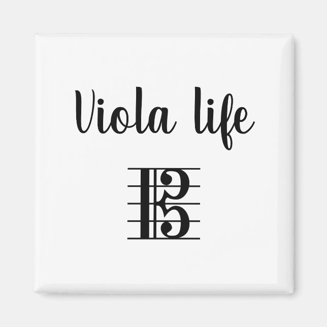 Imã Viola Life Alto Clef Music (Frente)