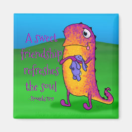 Imã Viola, o monstro, com ímã