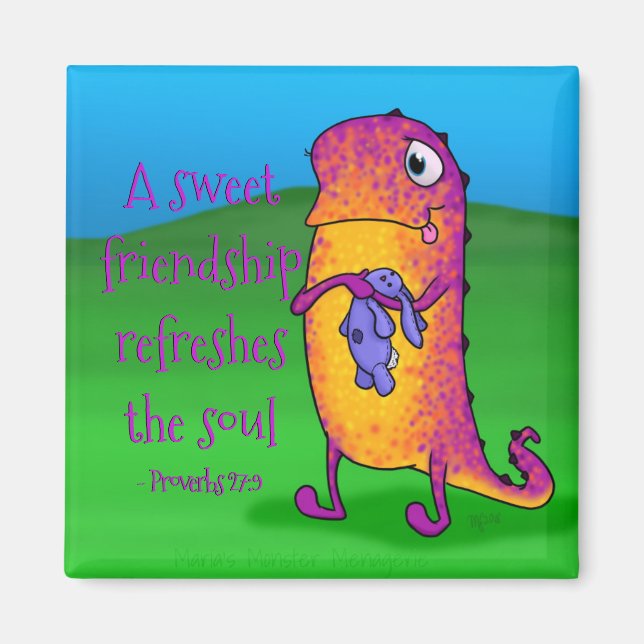 Imã Viola, o monstro, com ímã (Frente)