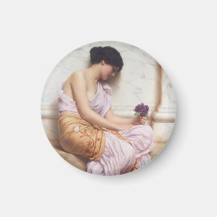 Imã Violetas Doce Violetas John William Godward Art