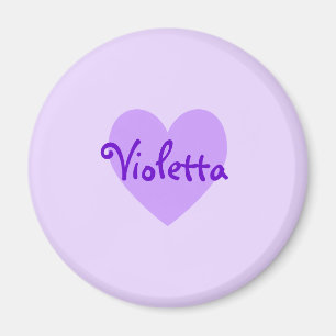 Imã Violetta em roxo