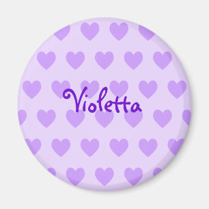 Imã Violetta no roxo
