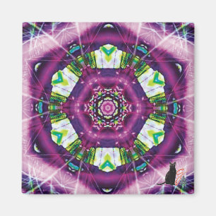 Imã Violette Kaleidoscope Magnet